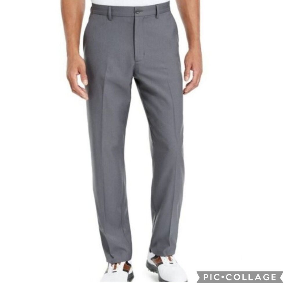 Greg Norman Shark Golf Performance Pants Flat Front Cuffed Outdoors Men 38x32